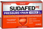 Sudafed Pressure + Pain + Cold PE 24 Caplets