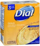 Dial Gold Antibacterial Deodorant Soap 3-4 oz bars