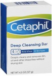 Cetaphil Deep Cleansing Bar for Dry, Sensitive Skin 4.5 oz