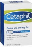 Cetaphil Deep Cleansing Bar for Dry, Sensitive Skin 4.5 oz
