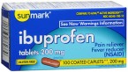 Sunmark Ibuprofen 200 mg 100 Coated Caplets