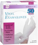 CARA VINYL GLOVES MEDIUM 50