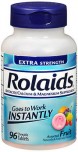 Rolaids Extra Strength Fruit Flavor 96 Chewable Tablets