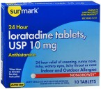 Sunmark Loratadine Tablets USP 10 tablets