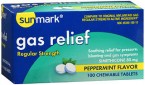 Sunmark Gas Relief 100 Chewable Tablets