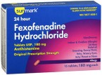 Sunmark Fexofenadine Hydrochloride Allergy 15 Tablets