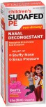 SUDAFED PE NASAL DECONGESTANT