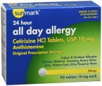 Sunmark All Day Allergy 90 Tablets of 10 mg each