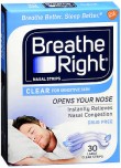 BREATHE RIGHT CLEAR NASAL STRIPS 10 EACH