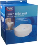 Carex Raised Toilet Seat with Arms