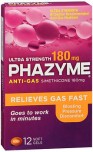 Phazyme Anti-Gas Simethicone 180 mg 12 soft gels