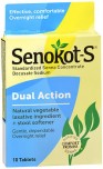 Senokot Natural Vegetable Laxative Plus Stool Softener 10 Tablets