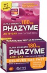 Phazyme Anti-Gas Simethicone 180 mg 48 soft gels