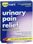 Sunmark Urinary Pain Relief (12 Tablets)