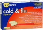 Sunmark Severe Cold and Flu 24 Caplets